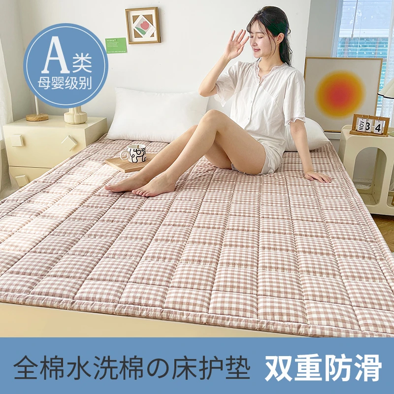 A类全棉新疆棉花垫被褥床垫垫褥纯棉软垫家用榻榻米褥子床护垫