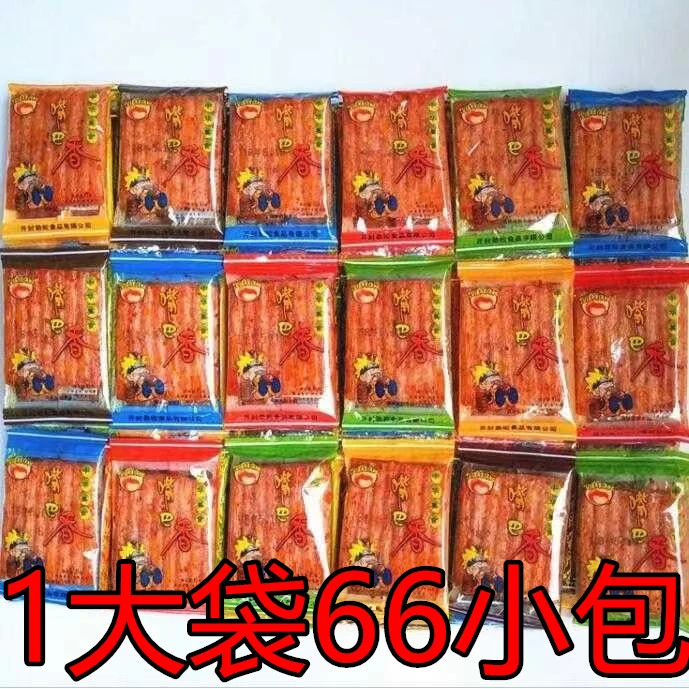 嘴巴香辣条亲嘴片8090后童年儿时怀旧辣条零食小吃毛劲松