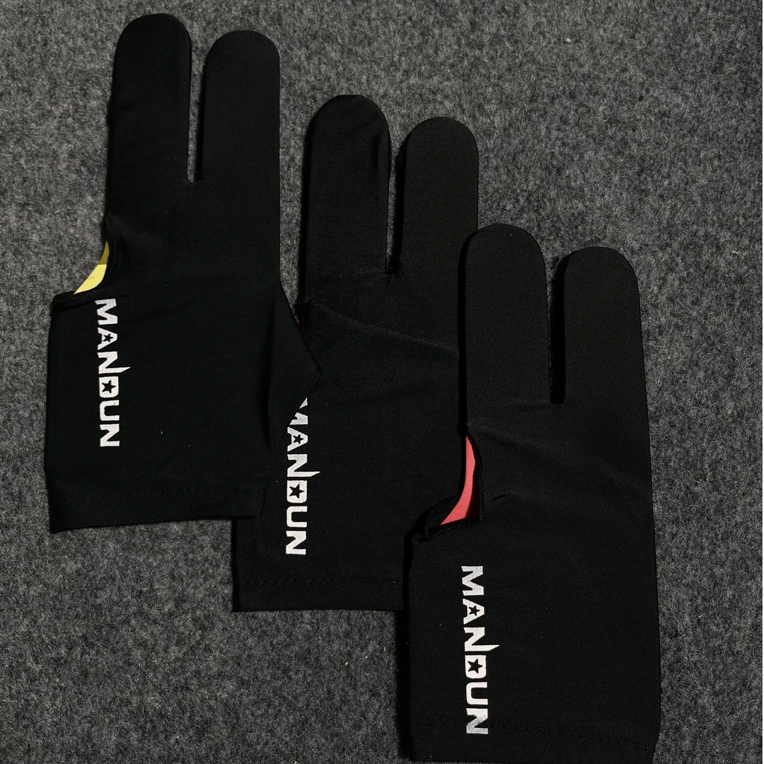 曼顿高级台球桌球手套专用定制男士左手台球用品手套