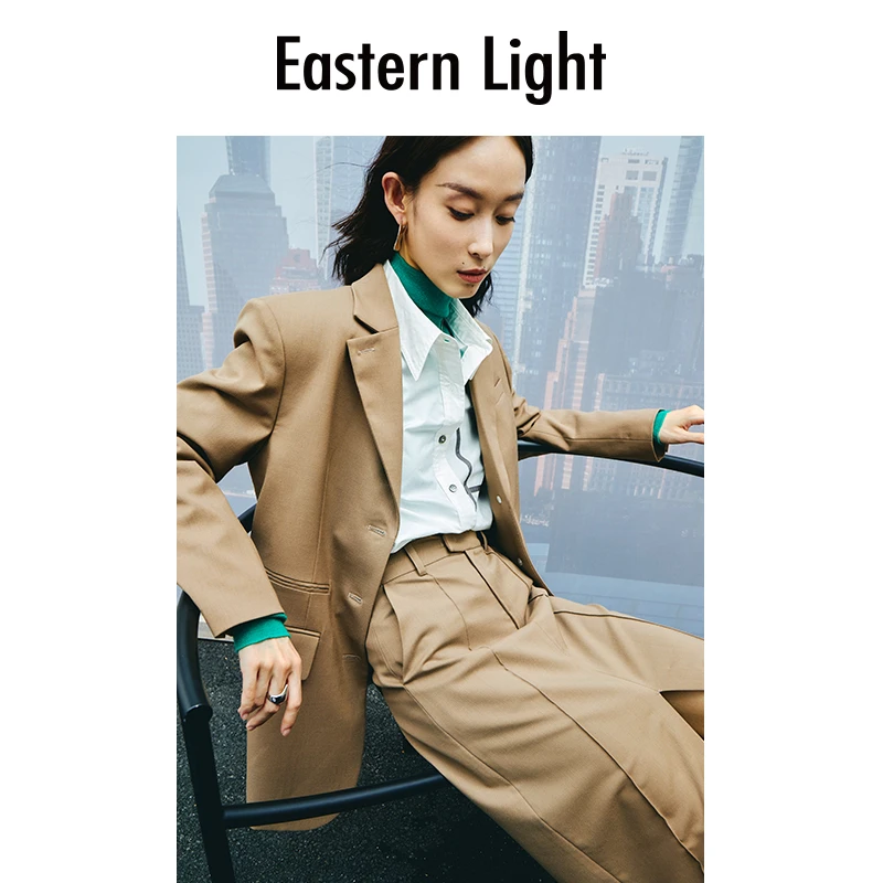 Eastern Light乙来秋冬设计师休闲西装外套职业高级感女士上衣