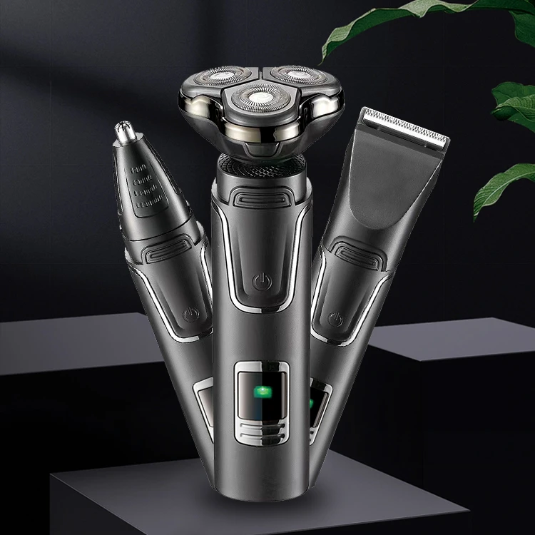 融科智能剃须刀家用多功能扬子剃须刀 三合一刮胡刀胡须刀 胡子刀