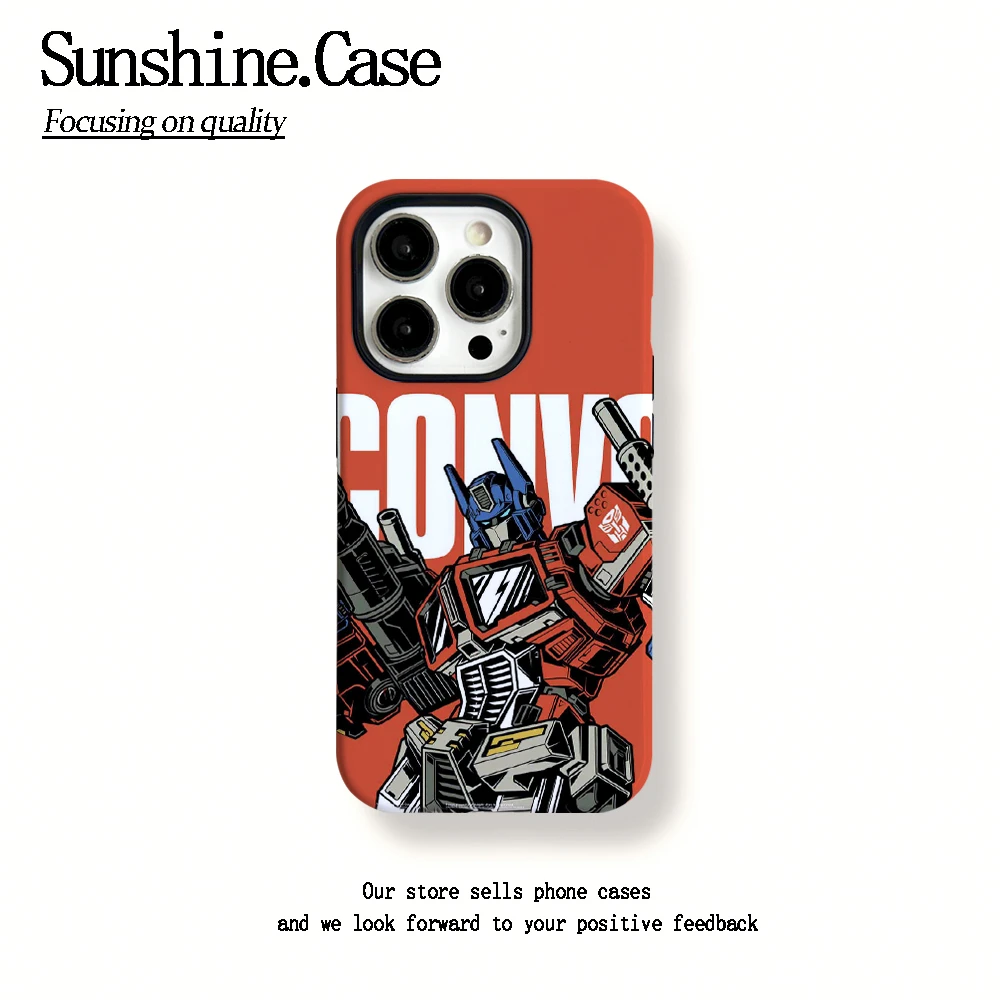 菲林二合一适用苹果华为vivo小米oppo手机壳擎天柱15PRO/14/13