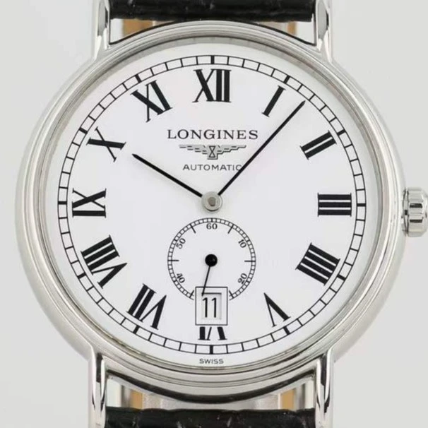 99新 Longines/浪琴  瑰丽905/40mm/公价13300/白盘罗马刻度
