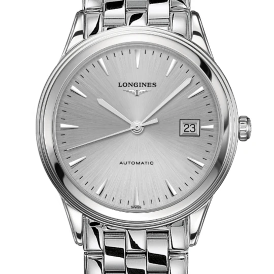 99新 Longines/浪琴 军旗984/40mm/公价14600/灰盘条丁刻度