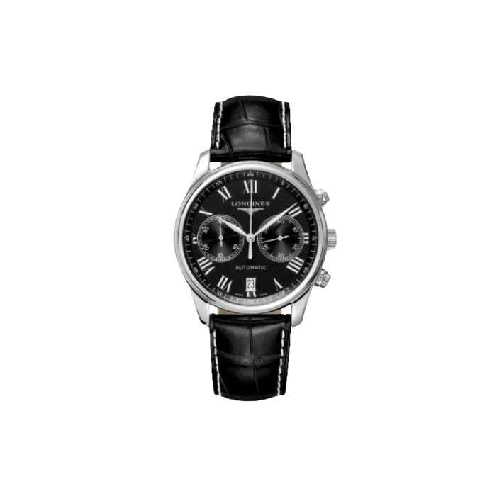 99新 Longines/浪琴 名匠629/白盘双眼/公价21800/40mm表径/全套