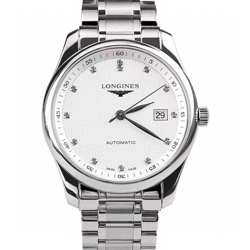 99新 Longines/浪琴  名匠893/白盘钻刻/42表径/公价22200/全套