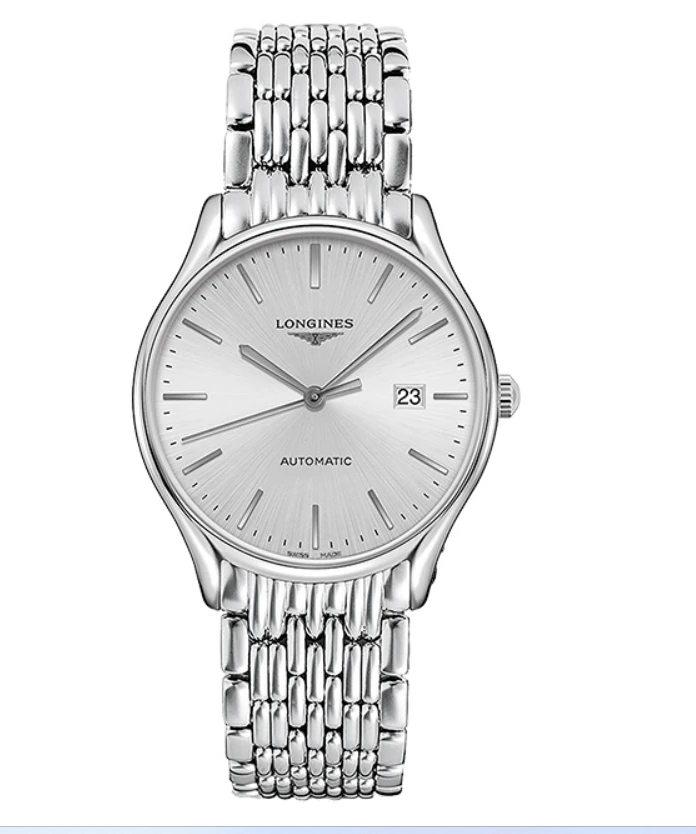 99新 Longines/浪琴 律雅961/公价12800/40mm/ 灰盘条丁刻度