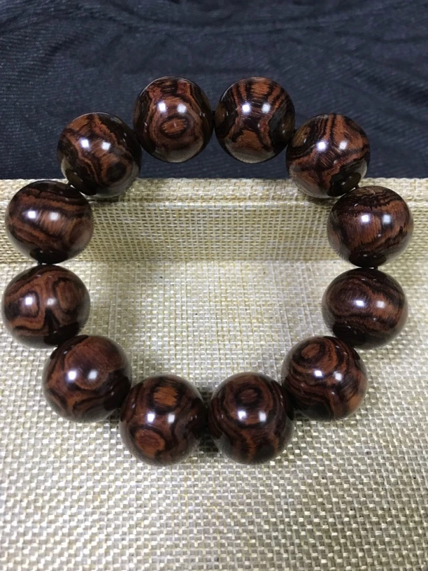 海南黄花梨2.0cm全鬼脸手串