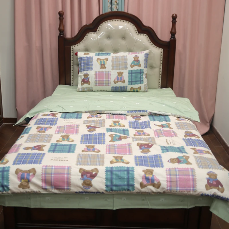 【佰食果夫妇大号】魅卡娜熊宝宝纯棉三件套