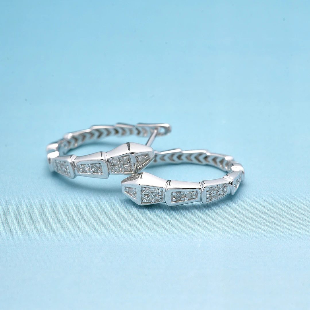 个性简约气质蛇骨耳扣 E866855  时尚百搭