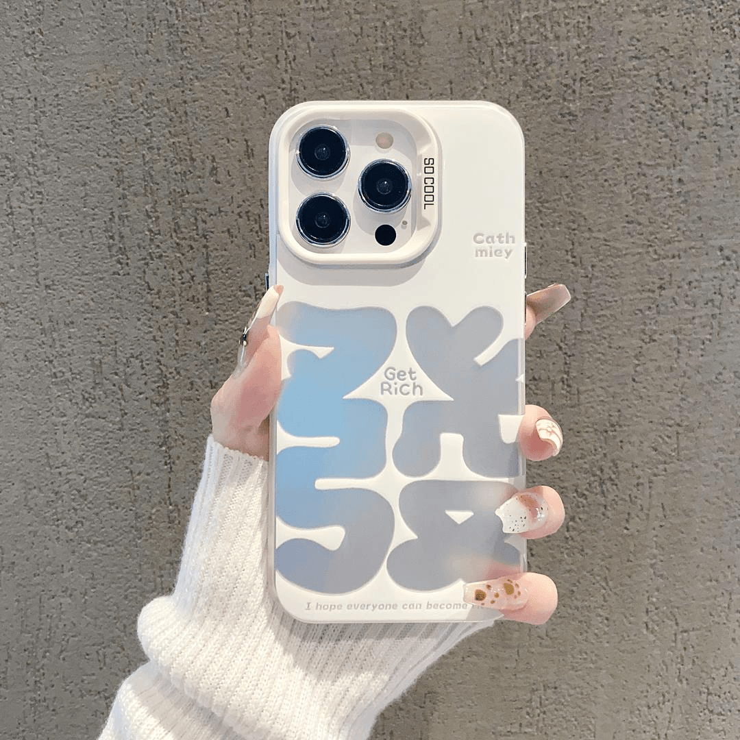 小众简约发字适用iPhone15promax手机壳苹果15/12/13/14防摔xs//
