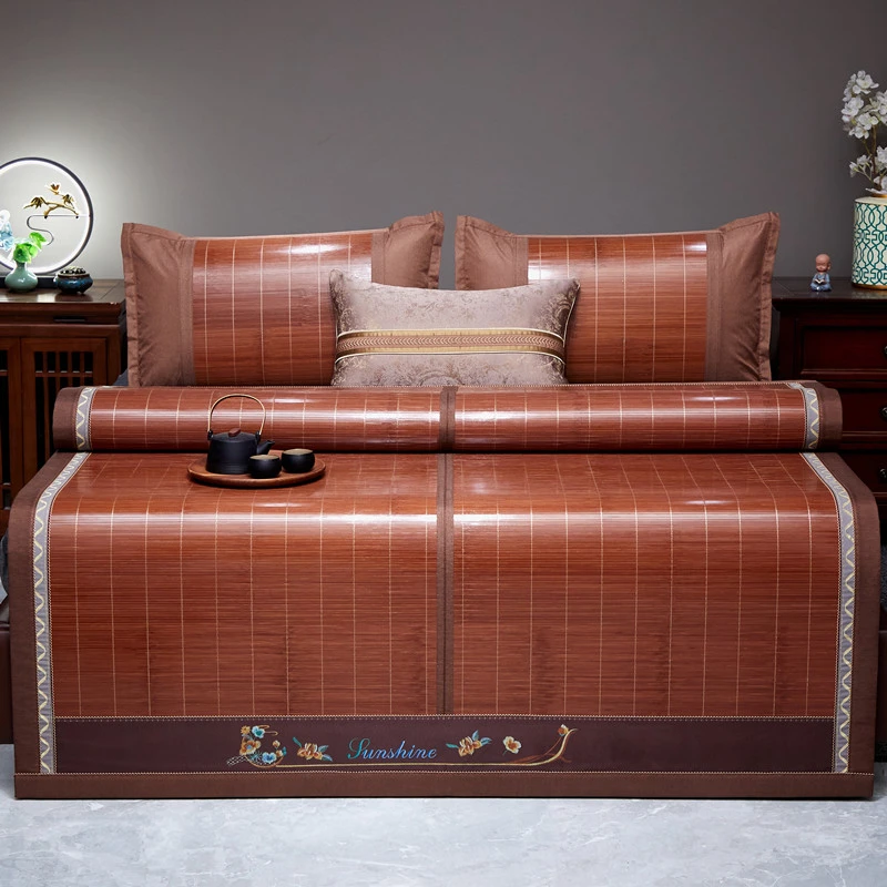 【推荐】凉席竹席夏天2024新款夏季冰丝席草席家用双面席子竹子