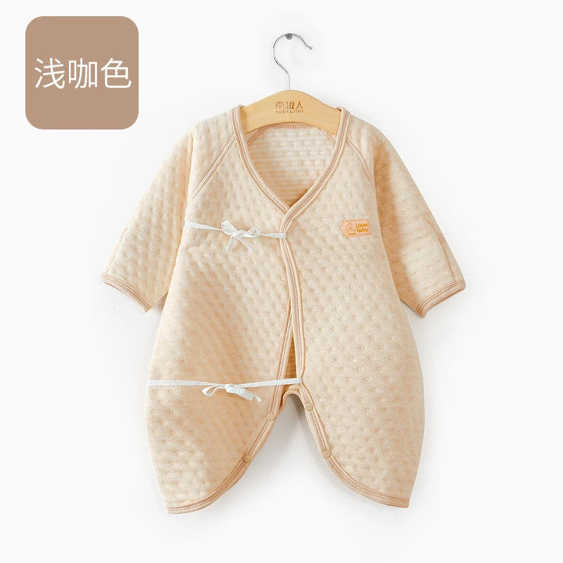 空气层蝴蝶衣婴儿系带蝴蝶衣 宝宝衣服无骨缝制四季秋冬集合