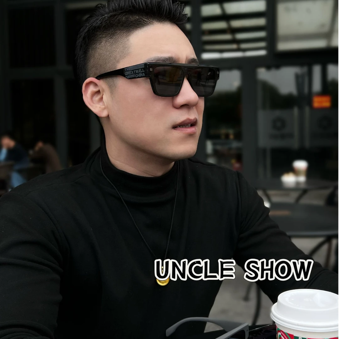 奢品GM爆款同款尼龙镜片显脸小时尚方框防紫外线眼镜太阳镜男女款