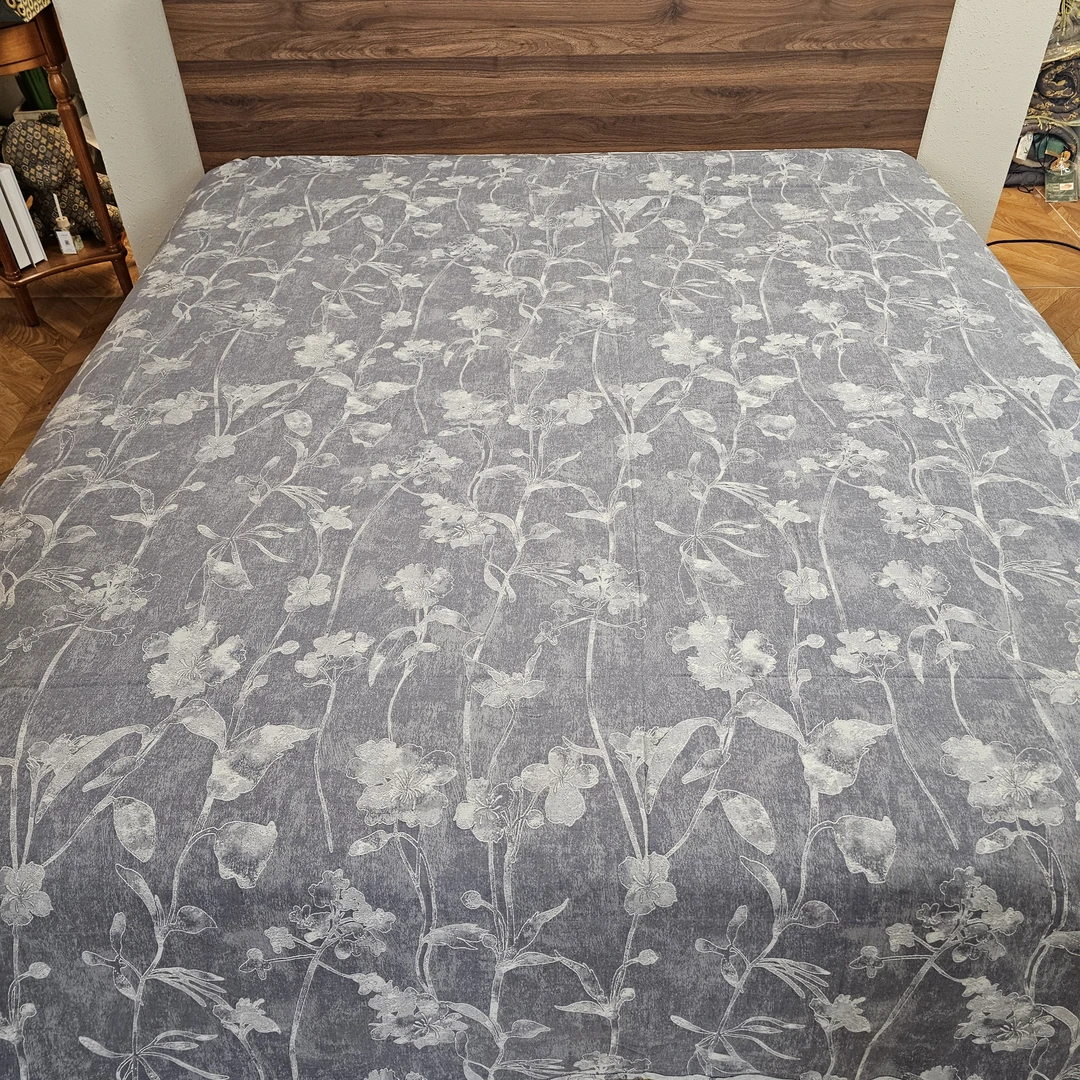 【水墨夕雾-布料】纯棉双层纱床单240*250cm