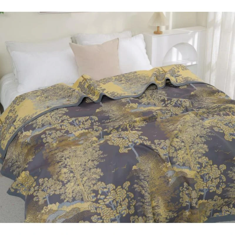 【发财树】多层纱布软凉席240*250cm