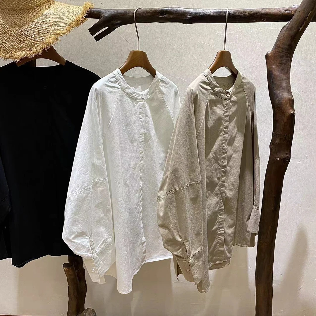 33推荐 1986#8383 日系不规则衬衫 10-11 K