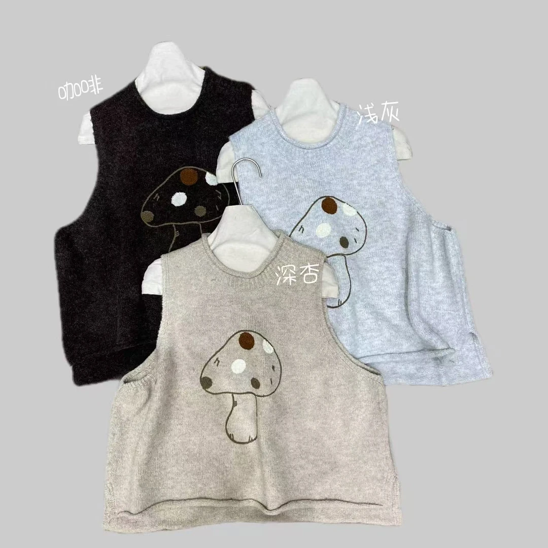 自留款 YB#8686 日系蘑菇马甲  01-09