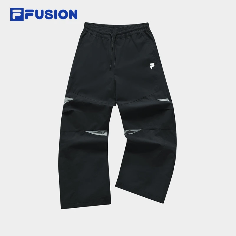 FILA FUSION潮牌梭织高能感长裤冬新款宽松休闲工装裤T11M411801F