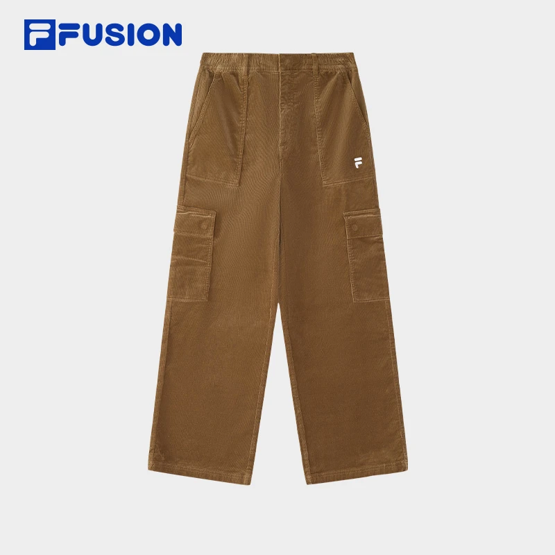 FILA FUSION2024新款秋冬季运动休闲宽松工装长裤男士T11M447801F