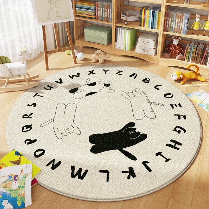 大江客厅大地毯大面积沙发地垫家用网红爆款书房圆形卧室床边毯子