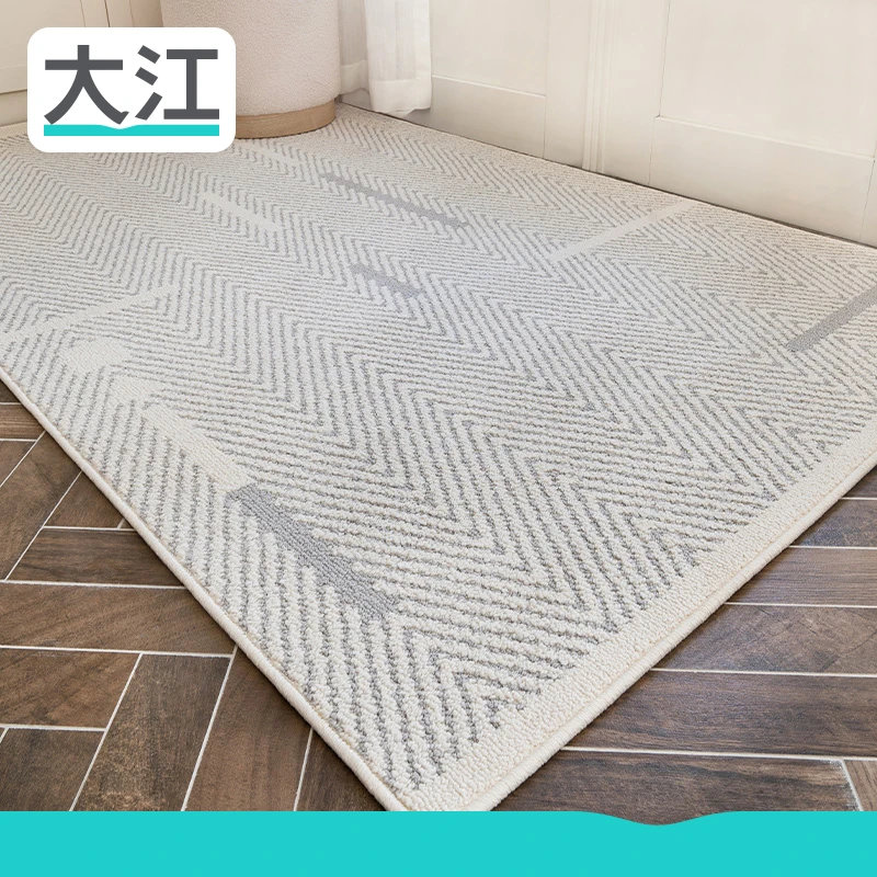 大江入户门垫地垫玄关处防滑垫进门口地毯家用高档轻奢脚垫子空纹