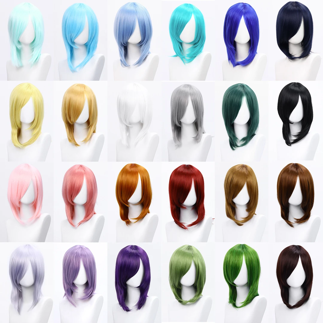 40cm波波头cosplay假发万用古风动漫气质日常发套夏季轻薄款发套