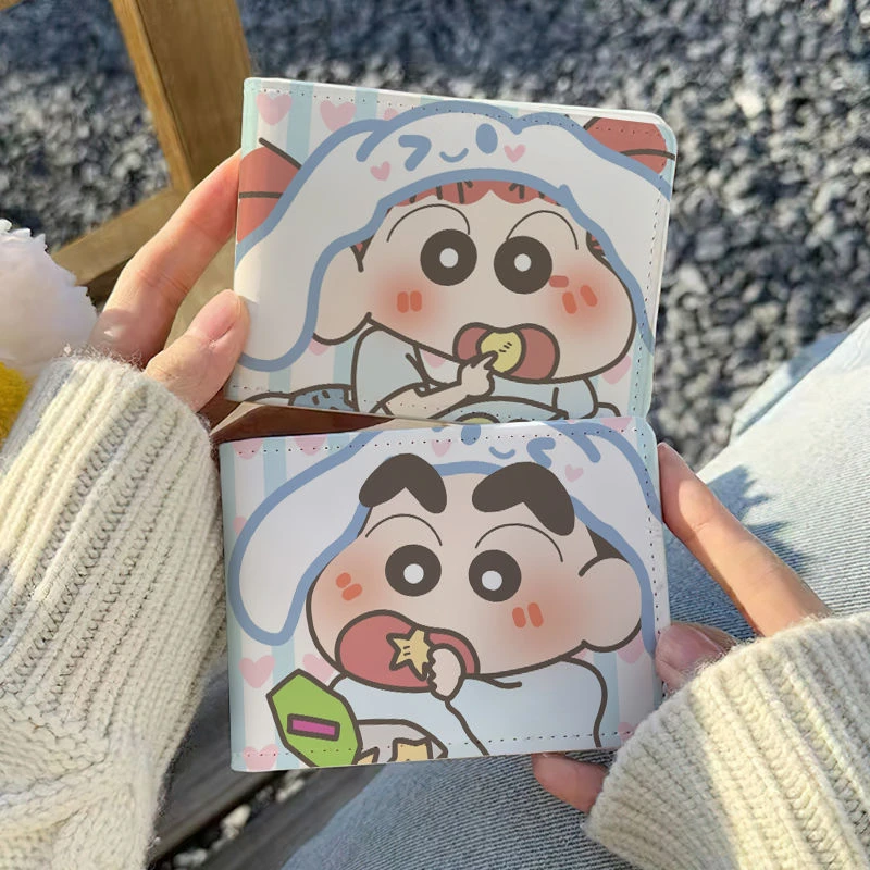 蜡笔小新情侣驶证保护套二合一行驶证机动车驾照本皮套高颜值