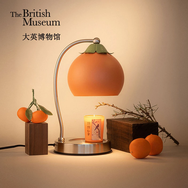 大英博物馆柿柿如意香薰融蜡灯蜡烛礼盒毕业礼物闺蜜生日礼物女生