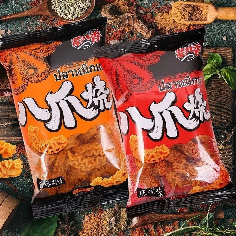 辈儿香网红八爪烧麻辣零食小吃休闲食品办公室90后怀旧小零食
