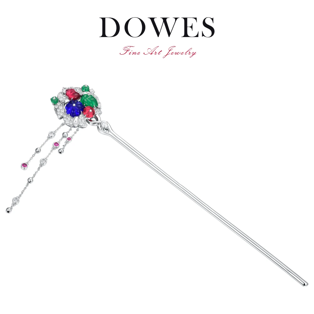 DOWES国风新中式「步摇」发簪民族风古风簪子水果锦囊国潮小众发簪