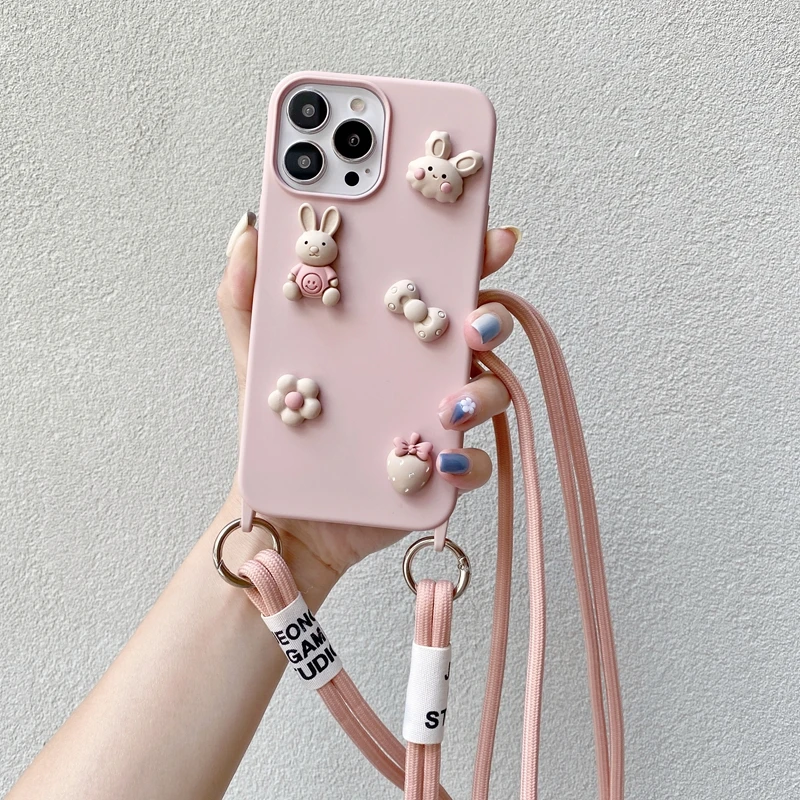 小红书同款适用苹果16promax手机壳iphone15套12挂脖13斜挎11/14