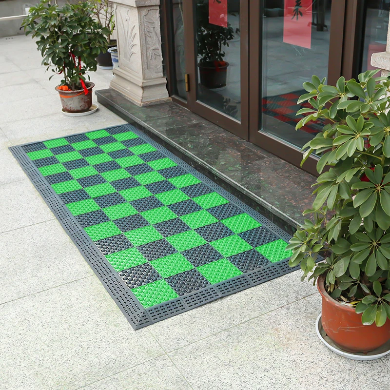 酒店进门入户门地垫室外脚垫防滑垫商场门口脚垫拼接除尘垫子镂空