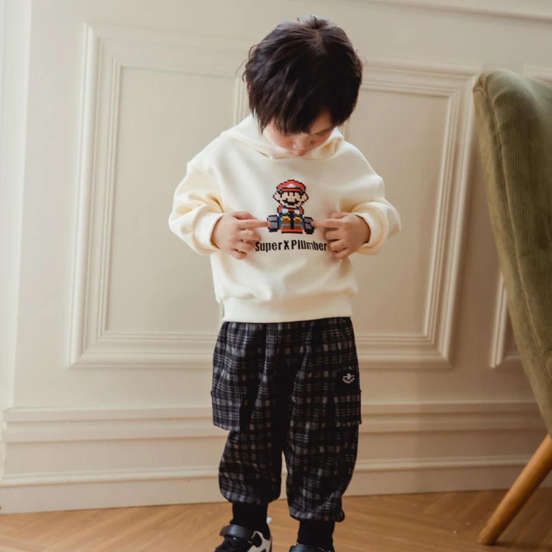 品牌童装男童卫衣春秋2024新款中小童上衣长袖休闲秋装XBE45850