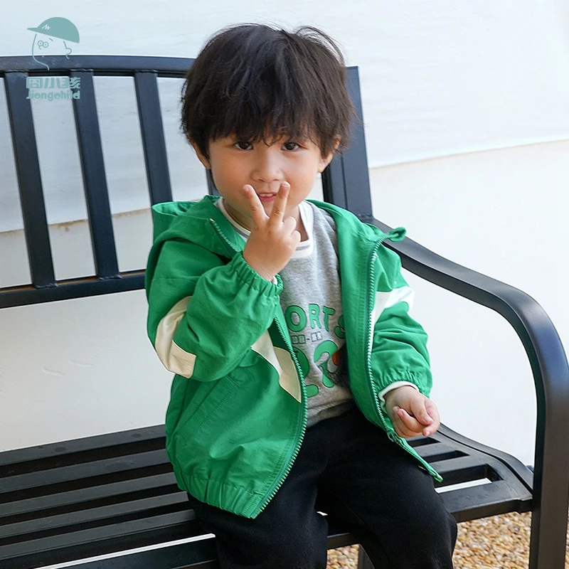 品牌男童夹克秋冬装帅气时髦新款儿童洋气上衣外套XBW35434