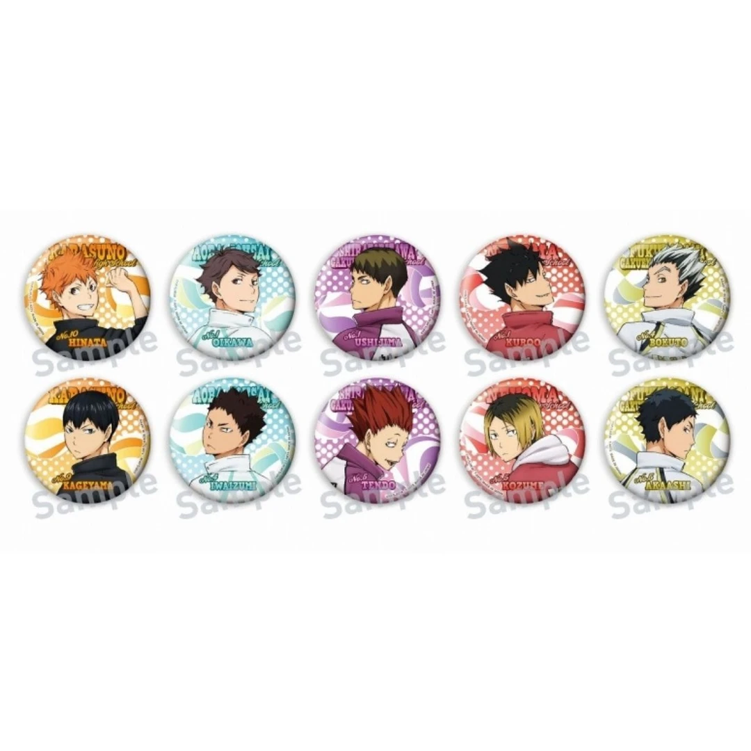 【国现】排球少年 回头 回首 大吧唧  75mm 全10种