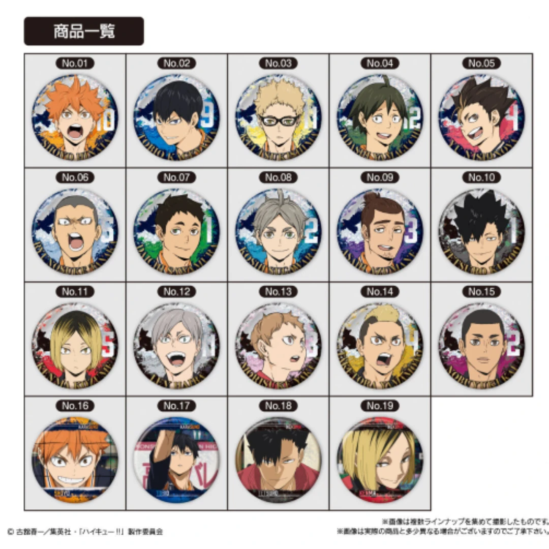 【国现】排球少年  垃圾场的决战 吧唧 徽章 全19种（没有饼干）