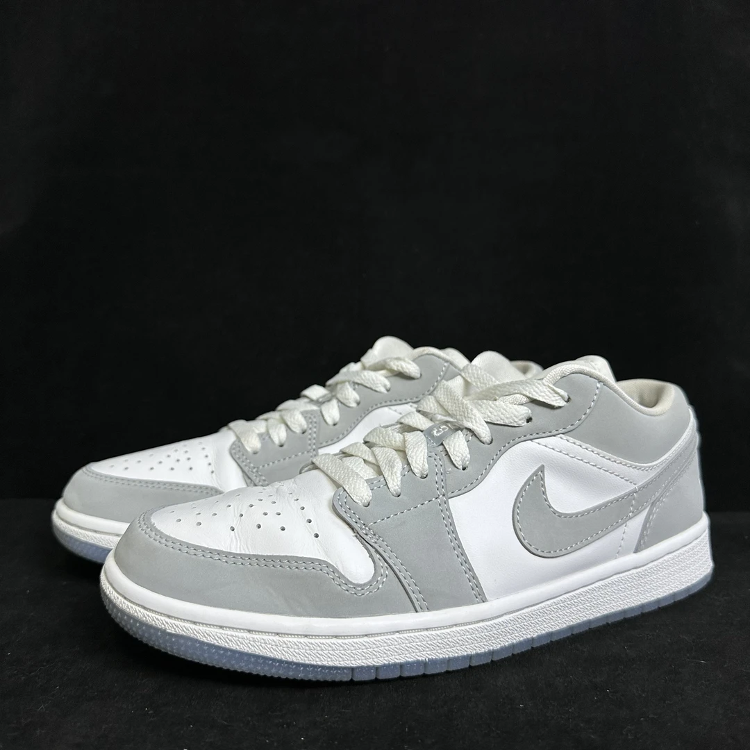 二手/ 40码/ aj1 小Dior 灰白色 低帮 复古篮球鞋 假一罚四