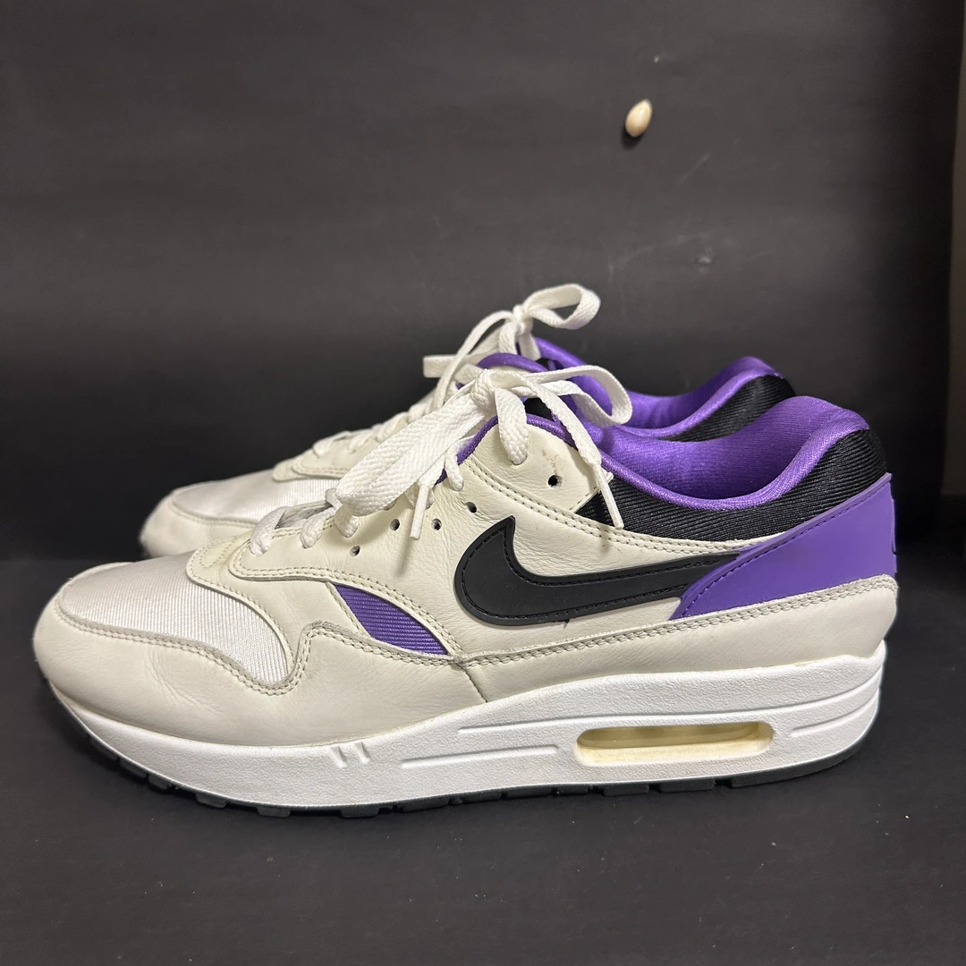 二手/43码Nike Air Max白紫 跑步鞋低帮耐磨 复古 公价1239