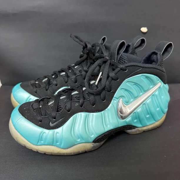 二手/42码nike喷泡新南海岸绿金属铂复古篮球鞋公价