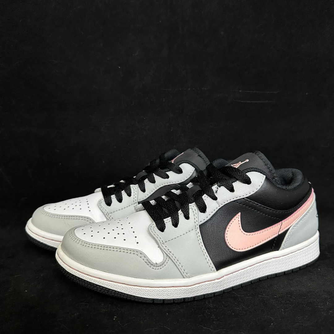 二手/ 40码/ aj1 白黑粉 低帮 复古篮球鞋 假一罚四 公价1379