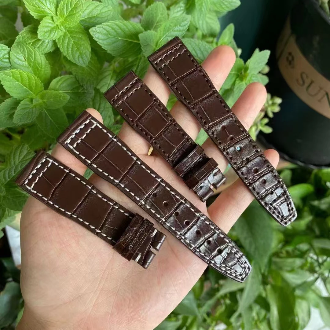 适配万国飞行员系列IW387809男士手表带真皮马克十七十八折叠扣