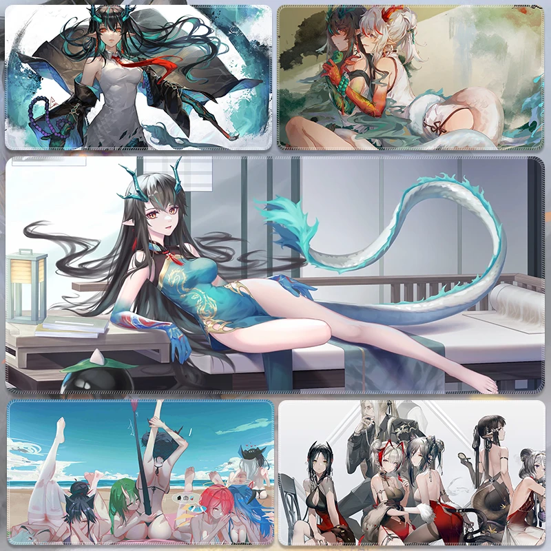 明日方舟超大号鼠标垫禁欲动漫二次元游戏陈阿米娅斯卡蒂键盘桌垫