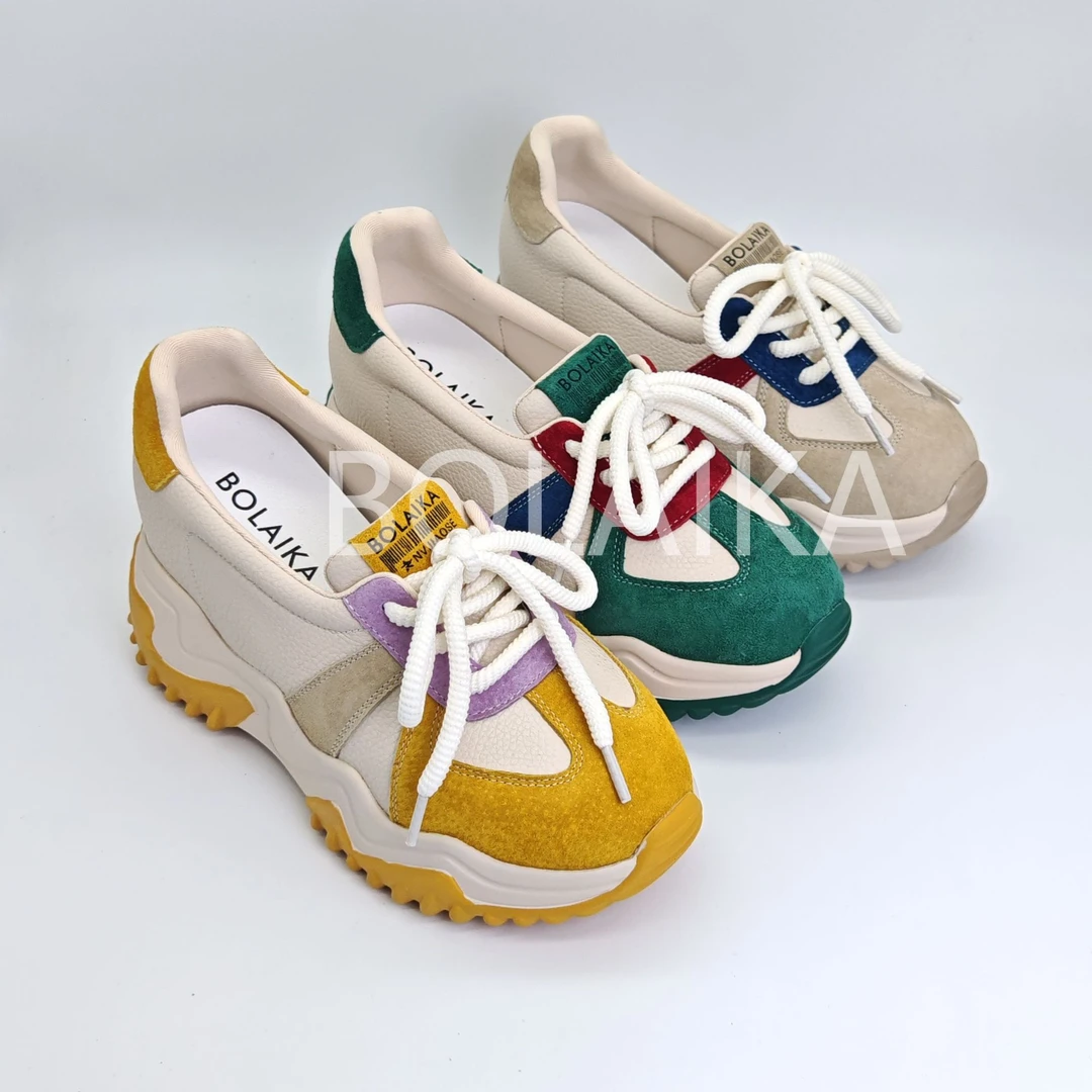 增高9cm2024新款夏季休闲阿甘复古拼色百搭厚底增高女鞋8533