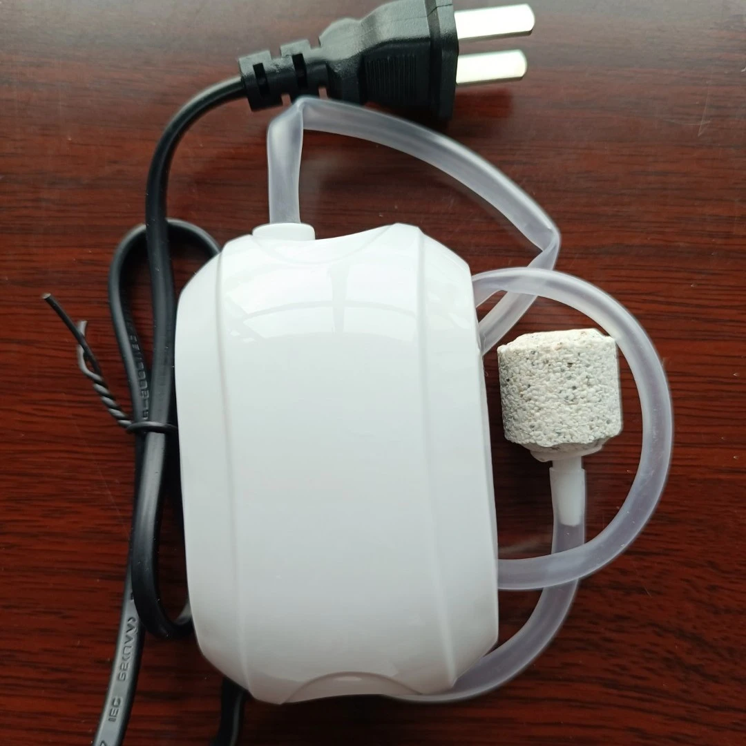 水族箱专用小型增氧气泵冲氧打气静音氧气泵静音小功率耐用氧气泵