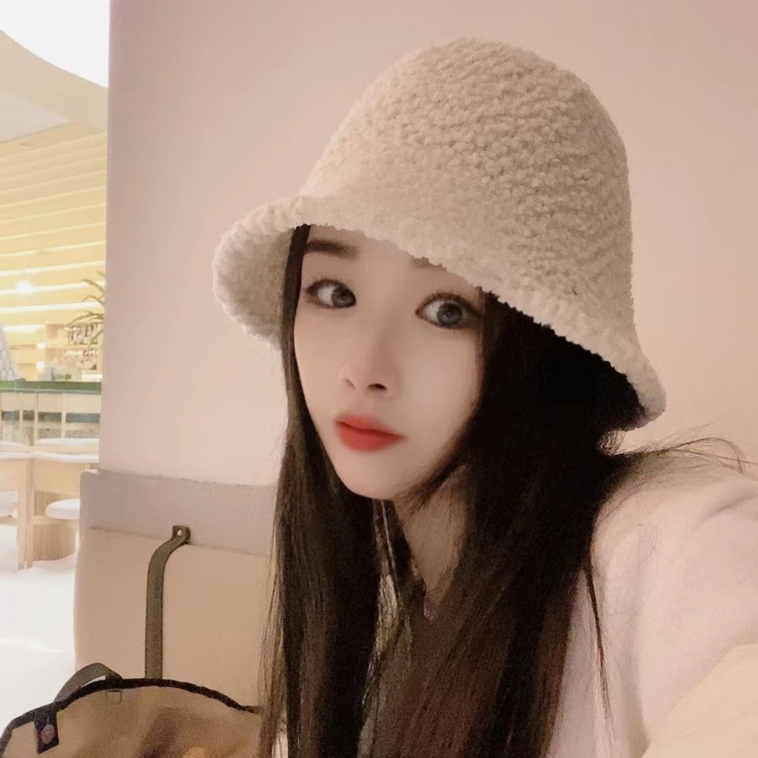 秋冬时尚百搭软绵绵渔夫帽日系优雅网红韩版显脸小水桶帽【F022】