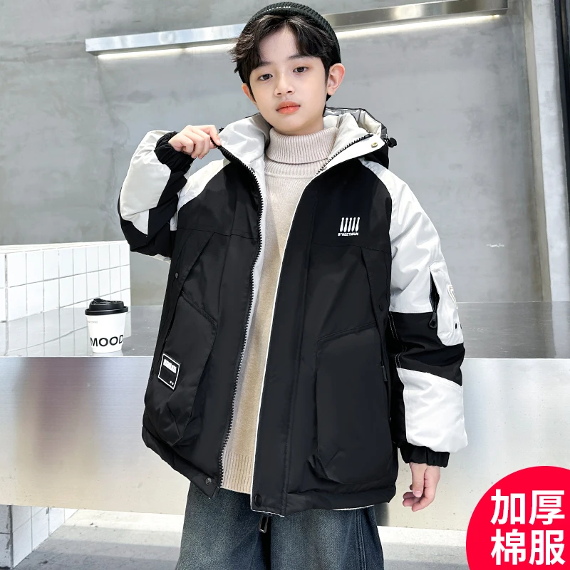 男童冬装棉服新款加厚冬季洋气中大儿童潮【YL】D3123