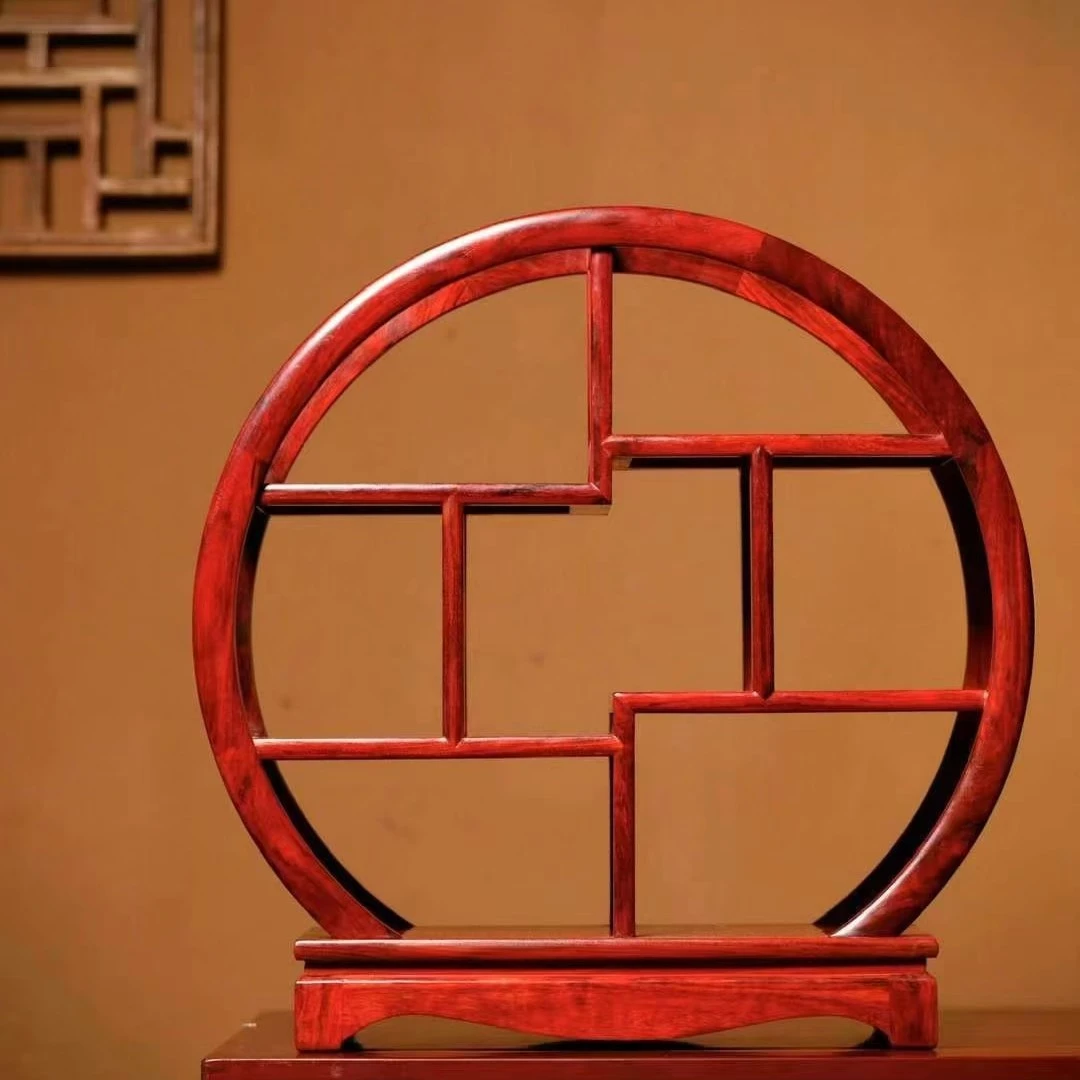 叶紫檀小博古架展示架