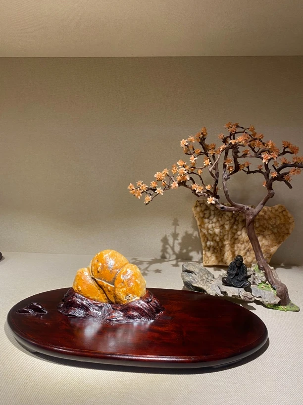 【悟空淘石】阿拉善家居摆件 戈壁奇石盆景石 摆件风化老料老物件