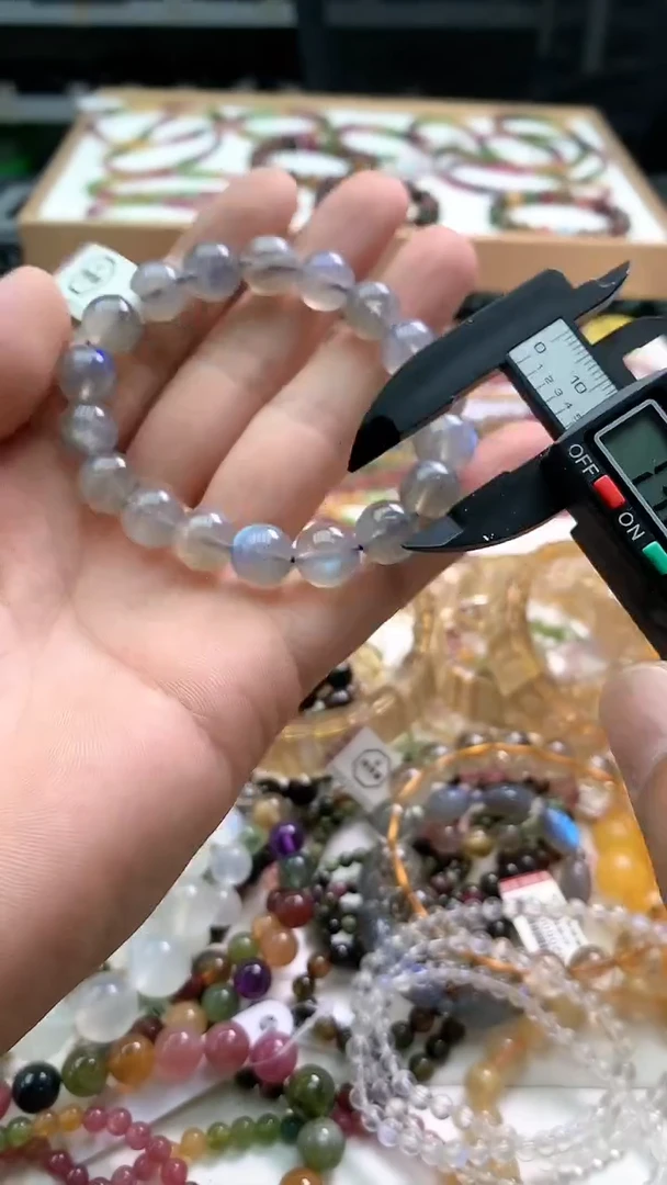 【闪购商品】拉长石手链未镶嵌手链49